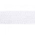 BOLD LOOK MERROWED END - SOLID COLOR BELTS-WHITE-1